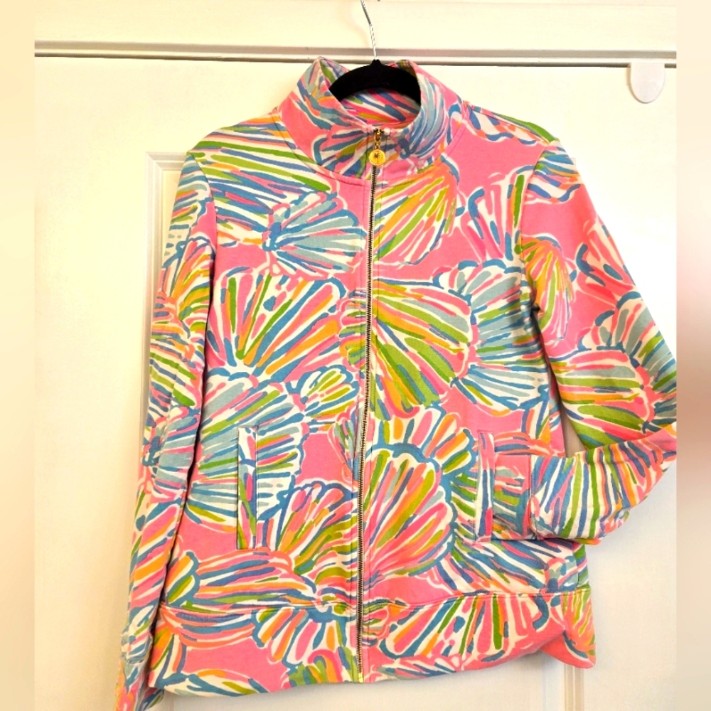 Lilly Pulitzer Clam Shell Jacket M
